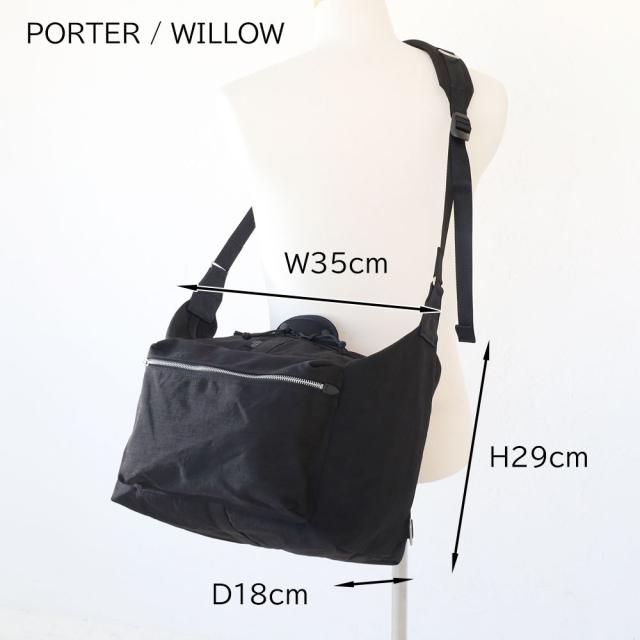 PORTERWILLOW ポーターウィロー SHOULDER BAG ショルダーバッグ 500-17521