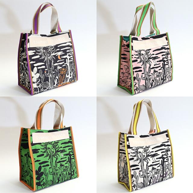 ツモリチサト キャリー サボテンと太陽 トートバッグ サブバッグ Sサイズ