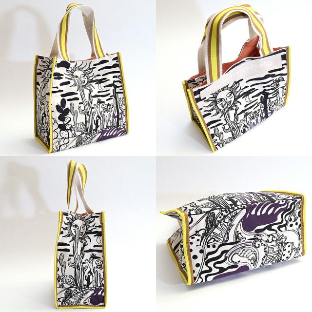 ツモリチサト キャリー サボテンと太陽 トートバッグ サブバッグ Sサイズ