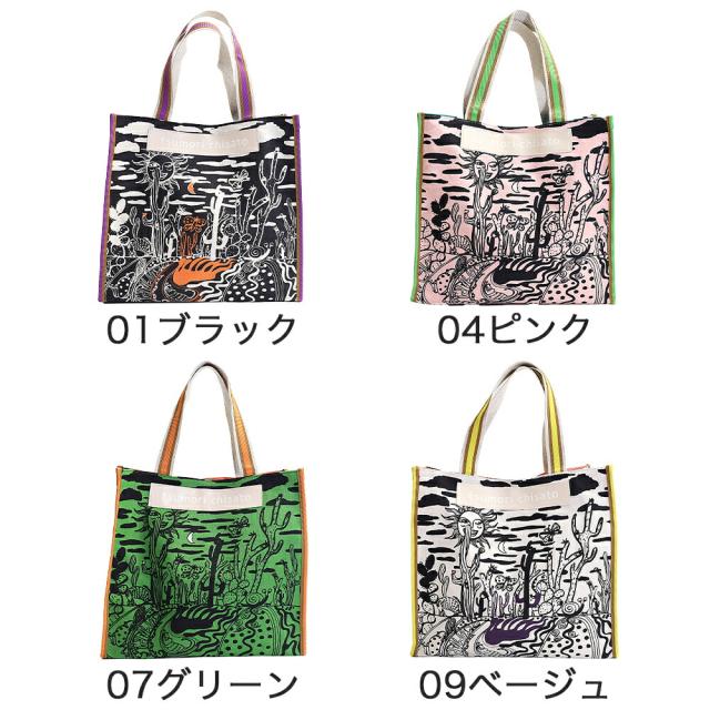 ツモリチサト キャリー サボテンと太陽 トートバッグ サブバッグ Lサイズ