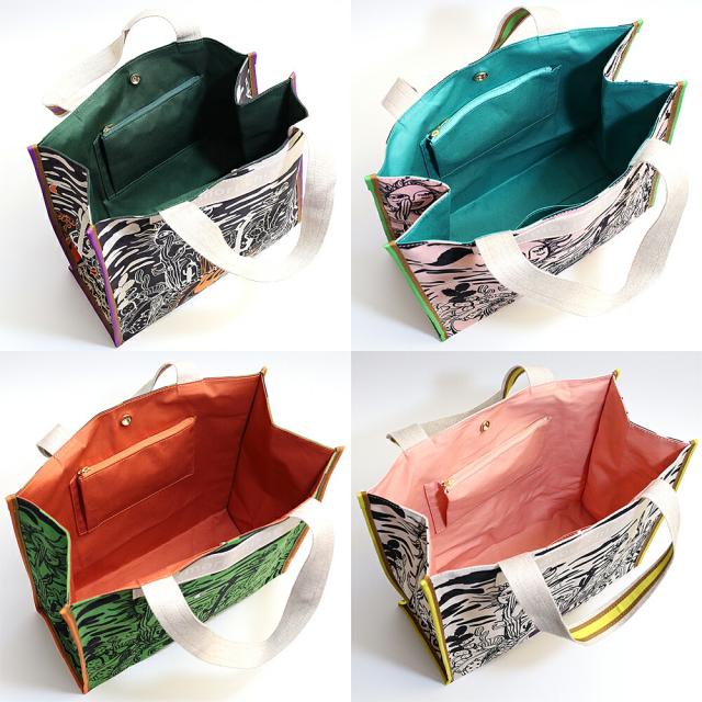 ツモリチサト キャリー サボテンと太陽 トートバッグ サブバッグ Lサイズ