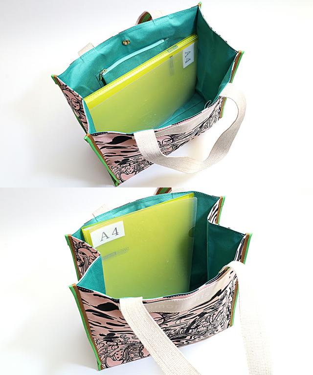 ツモリチサト キャリー サボテンと太陽 トートバッグ サブバッグ Lサイズ