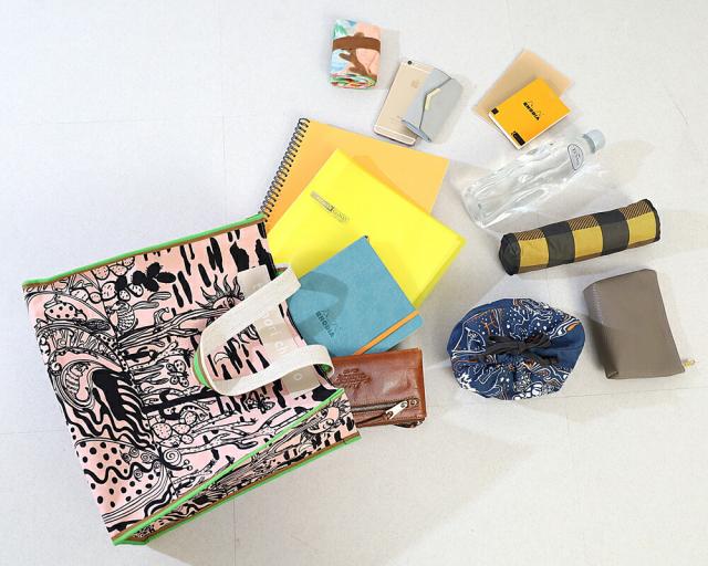 ツモリチサト キャリー サボテンと太陽 トートバッグ サブバッグ Lサイズ