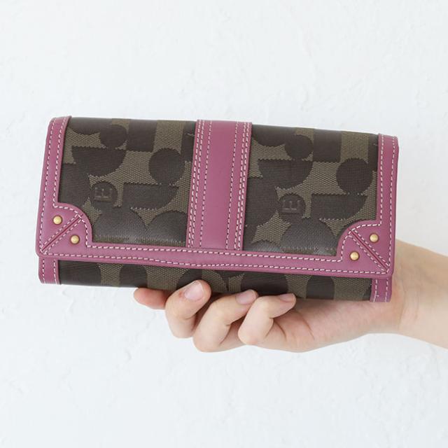 ELLE エル シェリール2 フラップ式長財布