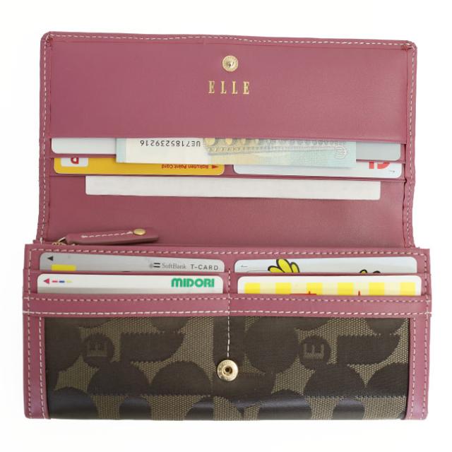 ELLE エル シェリール2 フラップ式長財布