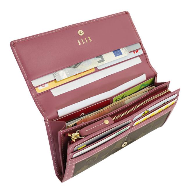ELLE エル シェリール2 フラップ式長財布