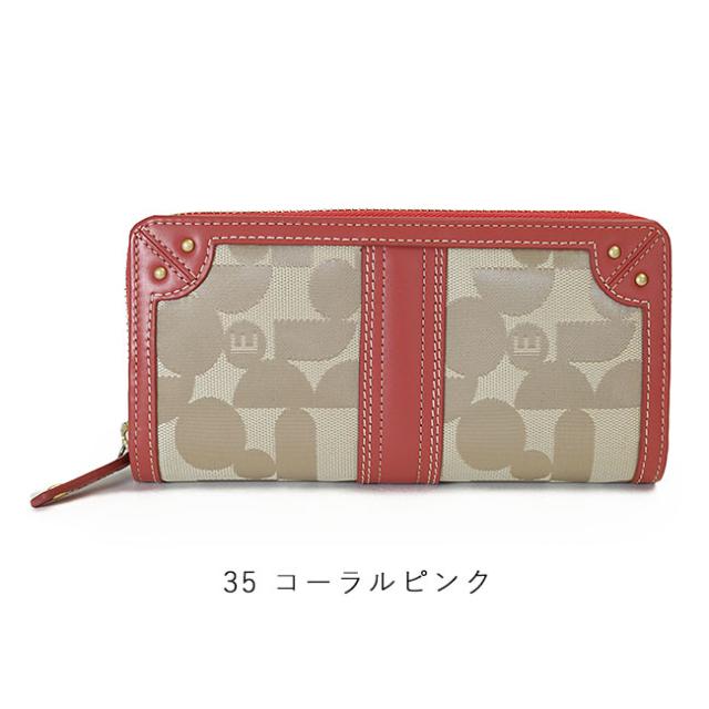 ELLE エル シェリール2 ラウンドファスナー長財布