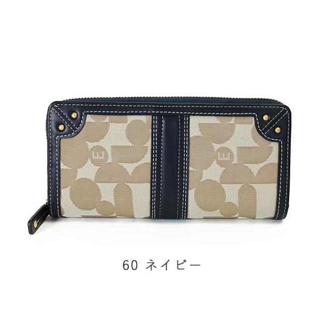 ELLE エル シェリール2 ラウンドファスナー長財布