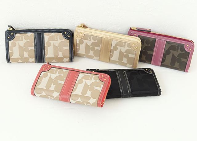 ELLE エル シェリール2 L字ファスナー長財布