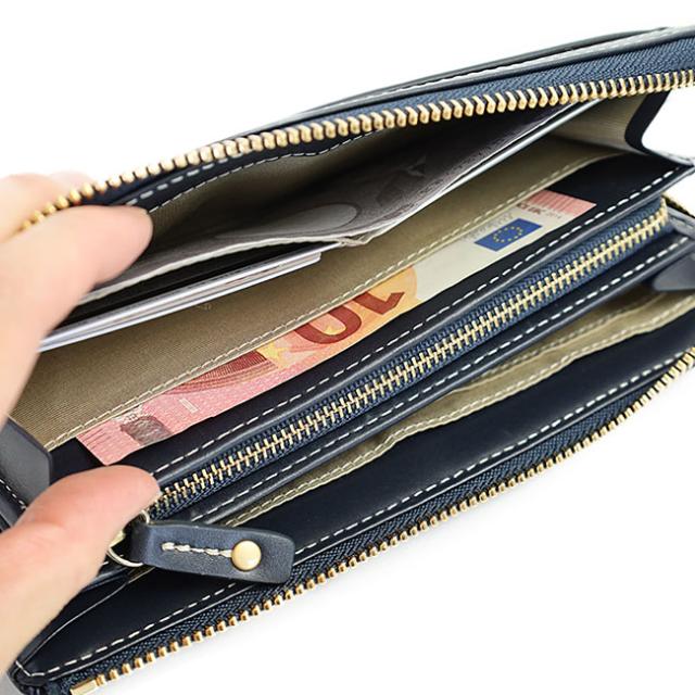 ELLE エル シェリール2 L字ファスナー長財布