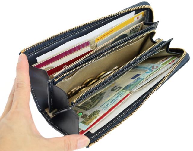 ELLE エル シェリール2 L字ファスナー長財布