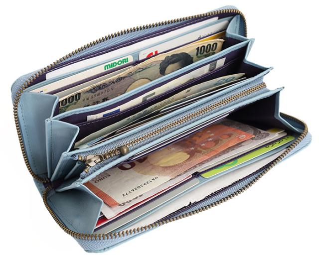 sybilla シビラ ムーチョ ラウンドファスナー長財布 5470423