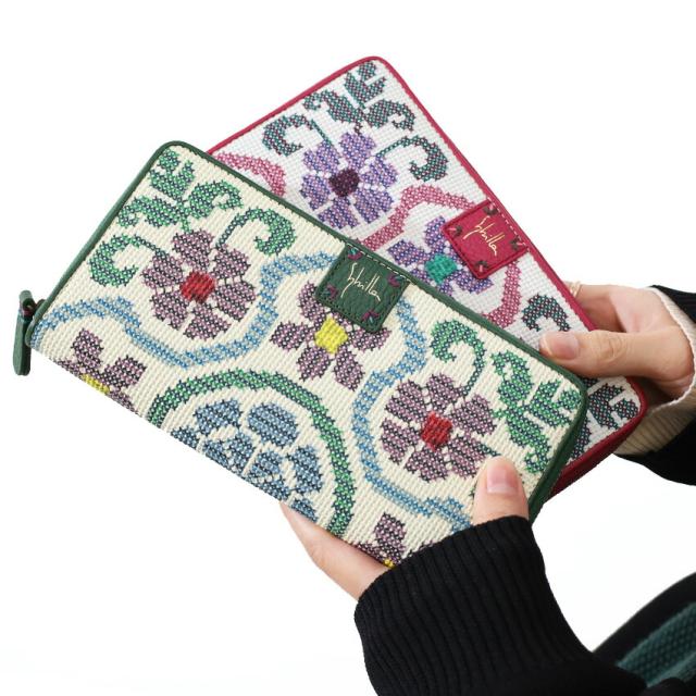 sybilla シビラ フガール ラウンドファスナー長財布 5470562