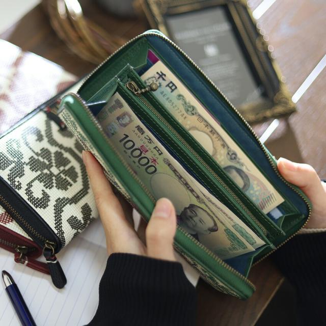 sybilla シビラ フガール ラウンドファスナー長財布 5470562