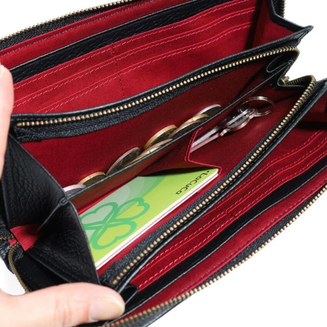 sybilla シビラ フガール ラウンドファスナー長財布 5470562