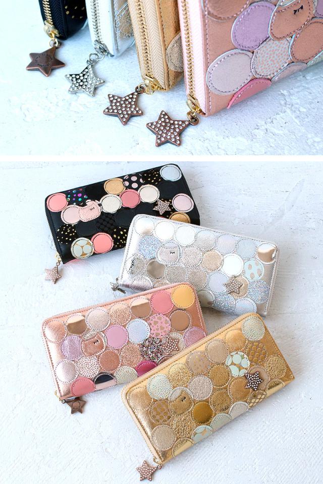 ツモリチサト 新マルチドット ラウンドファスナー 長財布 57093 イメージ