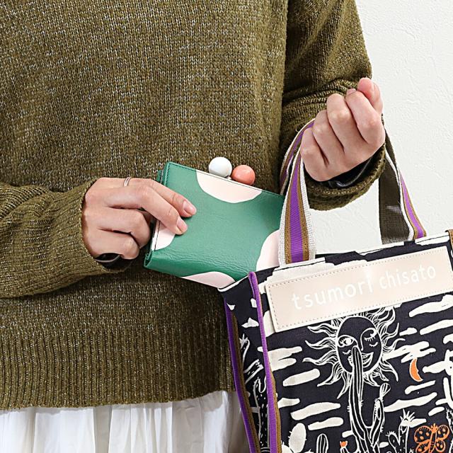 ツモリチサト キャリー ズームドット 二つ折り財布