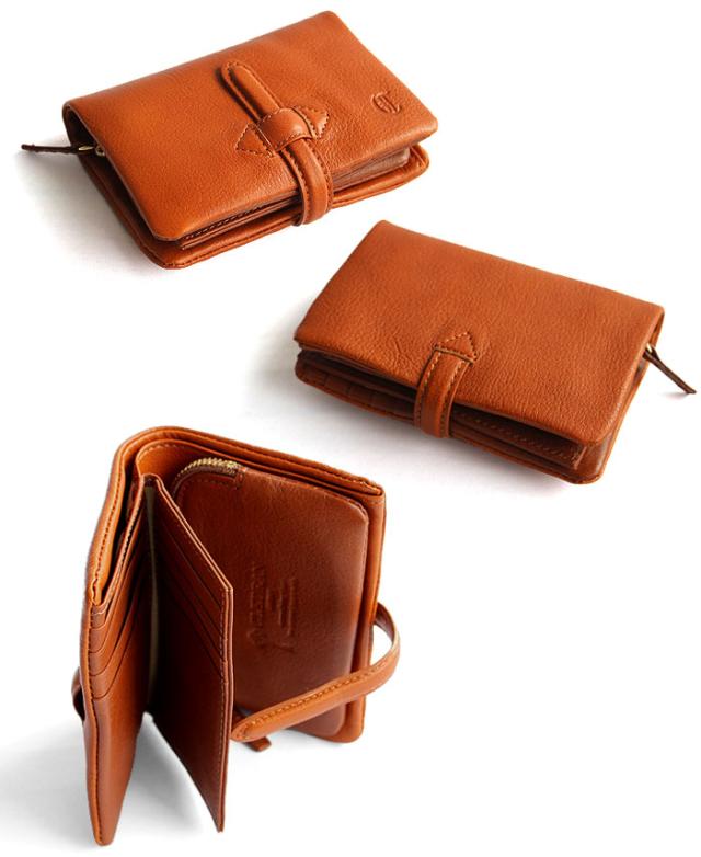 クレドラン アドレ 二つ折り財布 6218 ディティール1