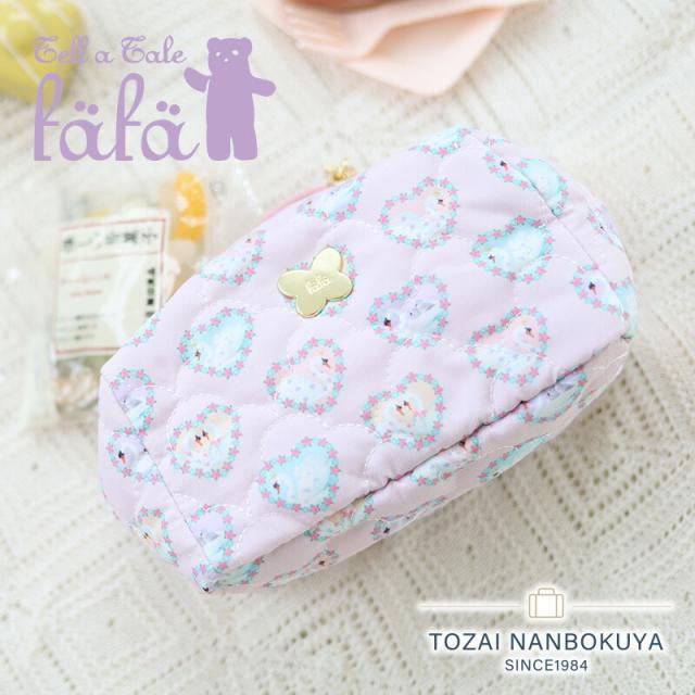 fafa NOELIA  キルティングポーチ - ピンクスワン 6243-2012