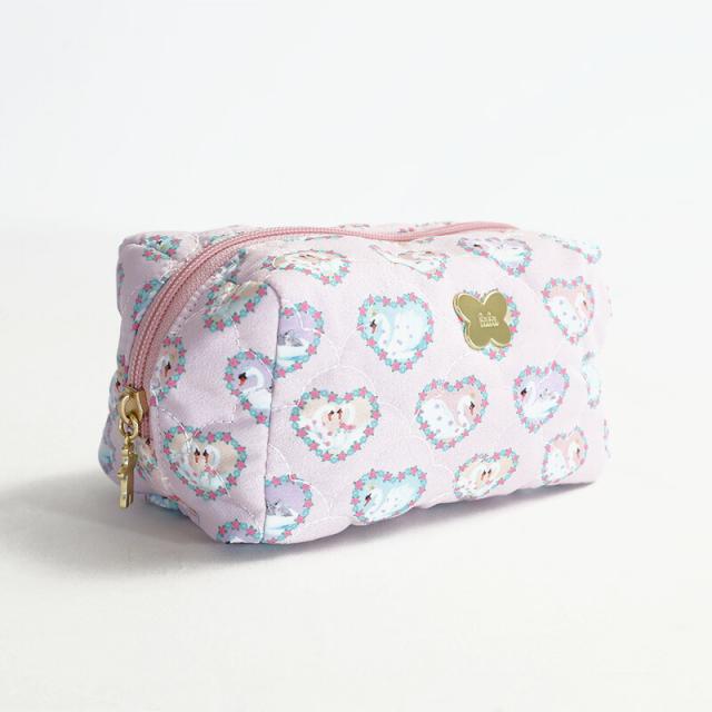 fafa NOELIA  キルティングポーチ - ピンクスワン 6243-2012