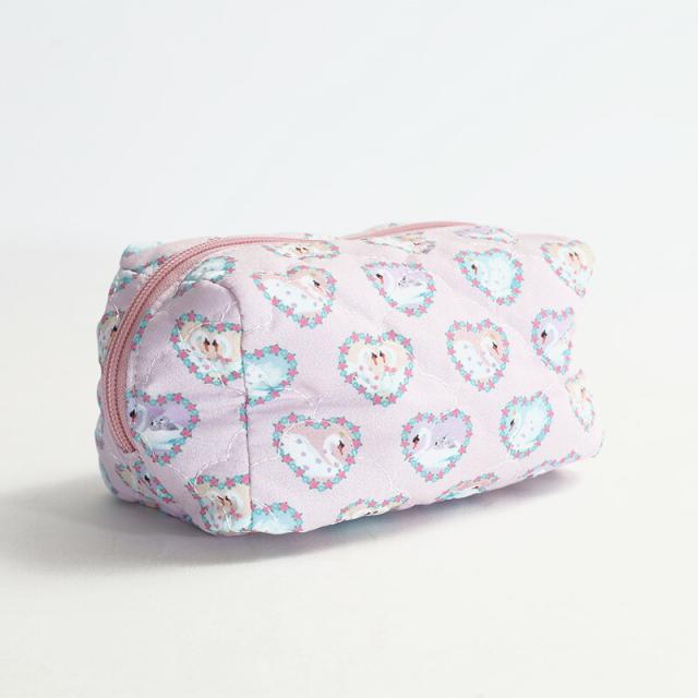 fafa NOELIA  キルティングポーチ - ピンクスワン 6243-2012