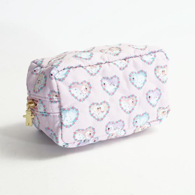 fafa NOELIA  キルティングポーチ - ピンクスワン 6243-2012