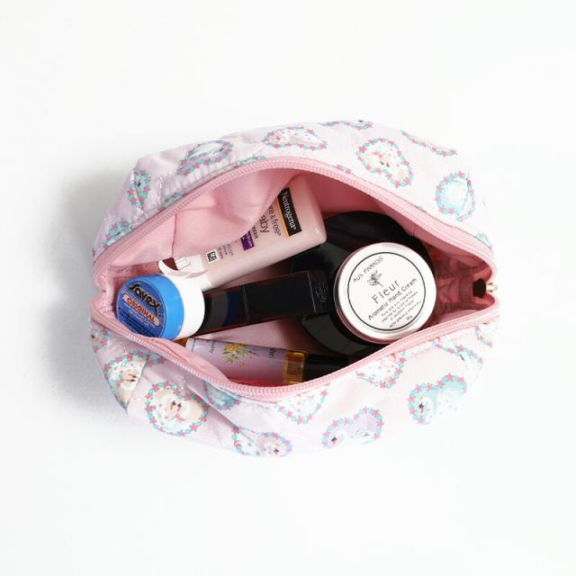 fafa NOELIA  キルティングポーチ - ピンクスワン 6243-2012