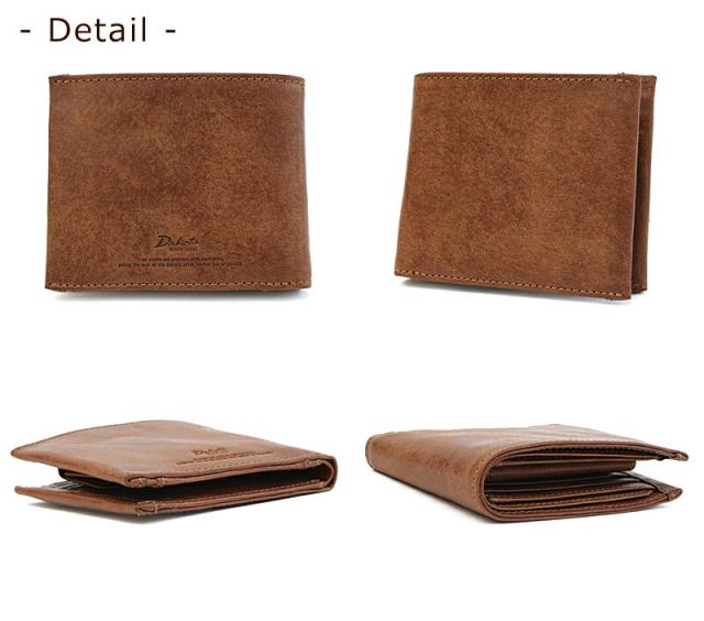 ダコタ ブラックレーベル ガウディ 二つ折り財布 626800 デティール