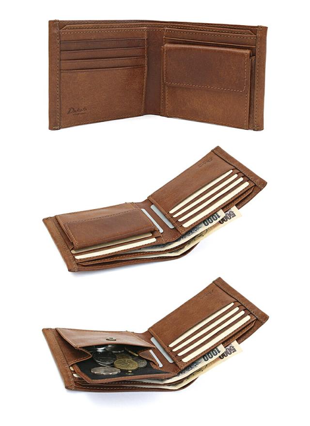 ダコタ ブラックレーベル ガウディ 二つ折り財布 626800 デティール