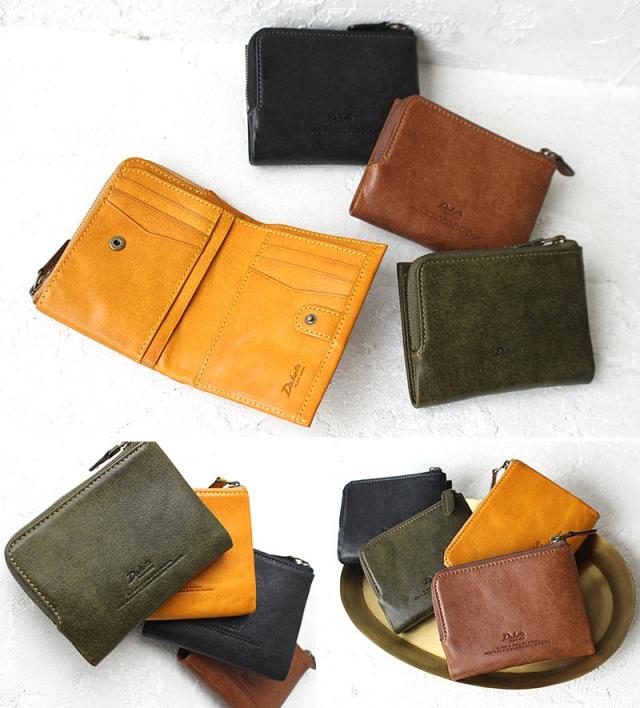 ダコタ ブラックレーベル ガウディ L字ファスナー財布 626801