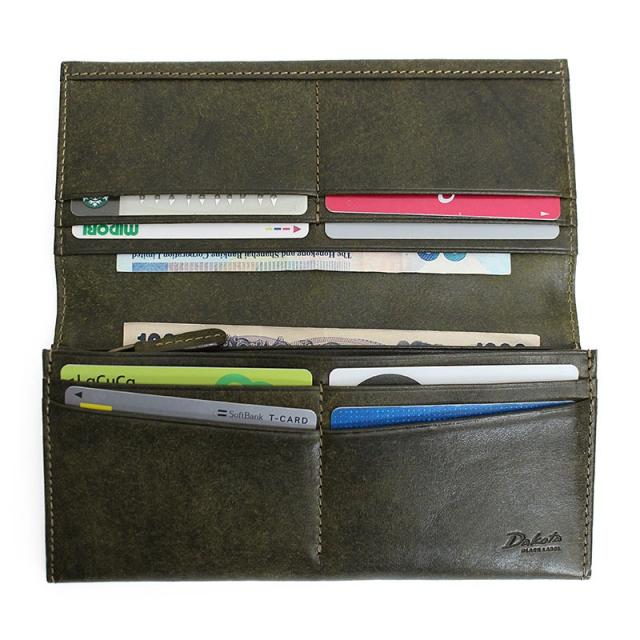 ダコタ ブラックレーベル ガウディ かぶせ長財布 626803