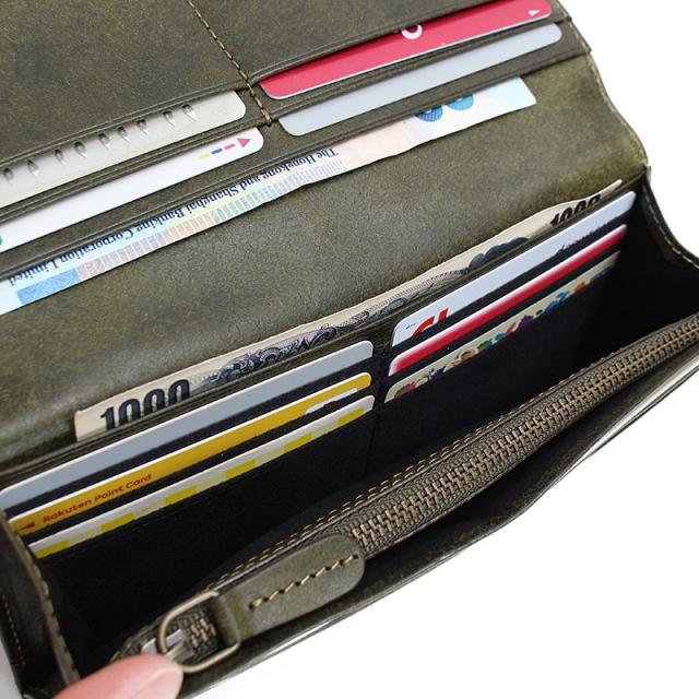 ダコタ ブラックレーベル ガウディ かぶせ長財布 626803