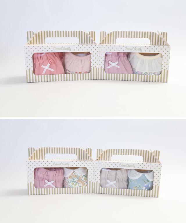 クリームシャンティ Creme Chantilly  花柄フリルスタイブルマセット 642059