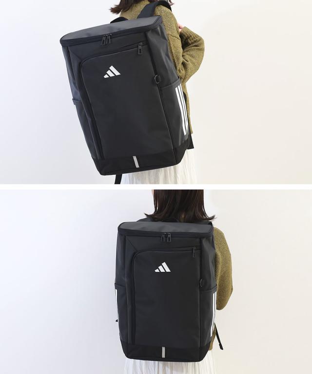 ポイント10％ adidas アディダス リュックサック スクールバッグ スクエア型 ボックス型 68571 大容量 15.6inch B4対応 30L 通学 リュック 通勤 正規品