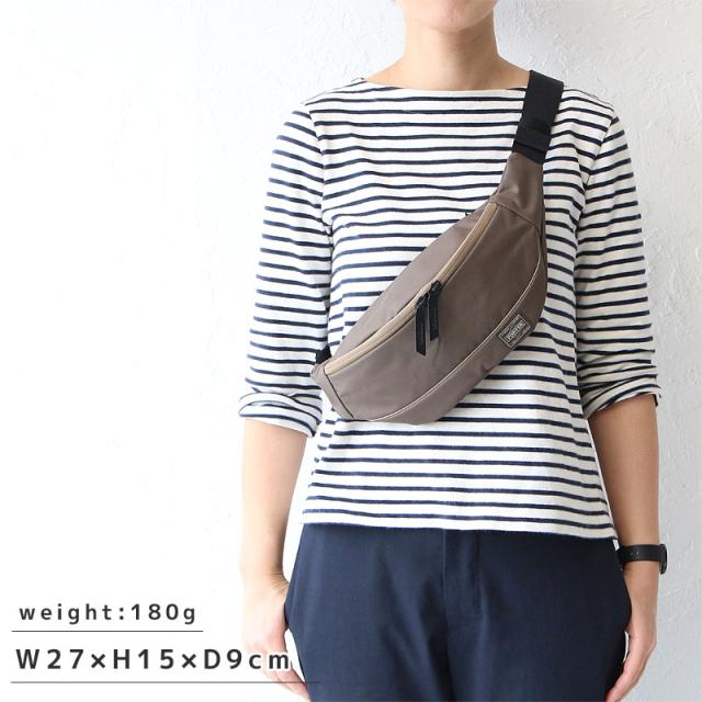 【新品未使用】ポーター ムース ウエストバッグ ボディバッグ(S) 吉田カバン PORTER ポーター ムース ウエストバッグ(S) 751-28182 ウエスト