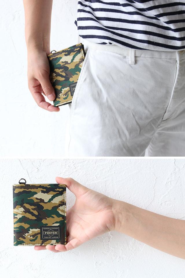 ポーター ギリー 財布 折り財布 886-16143 モデル画像