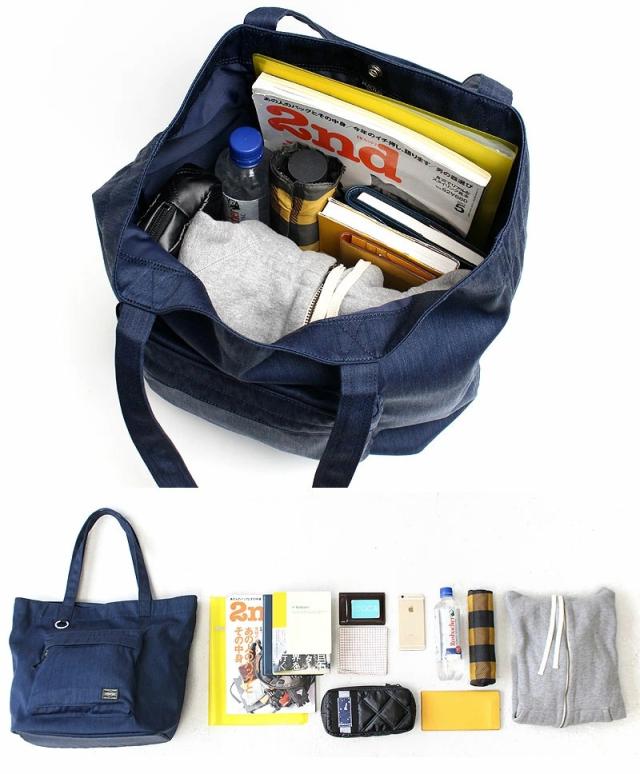 細部にもこだわったポーターのトートバッグ