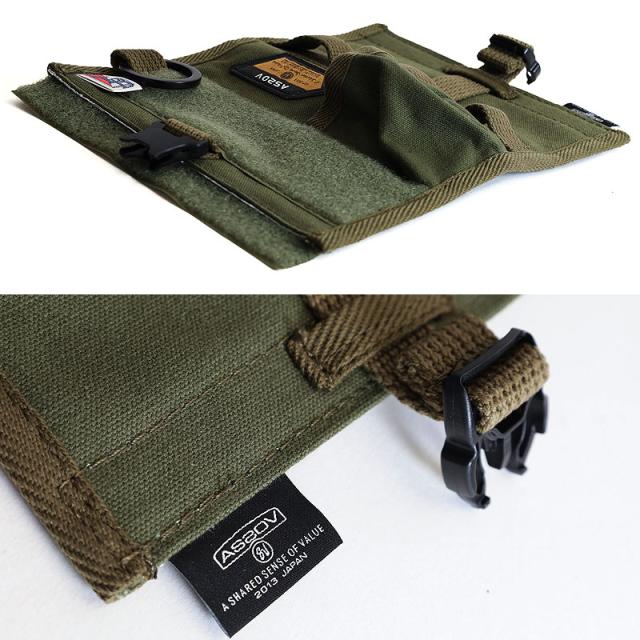 AS2OV アッソブ ALBERTON CB CANS COVER CB缶カバー 992200 ディティール