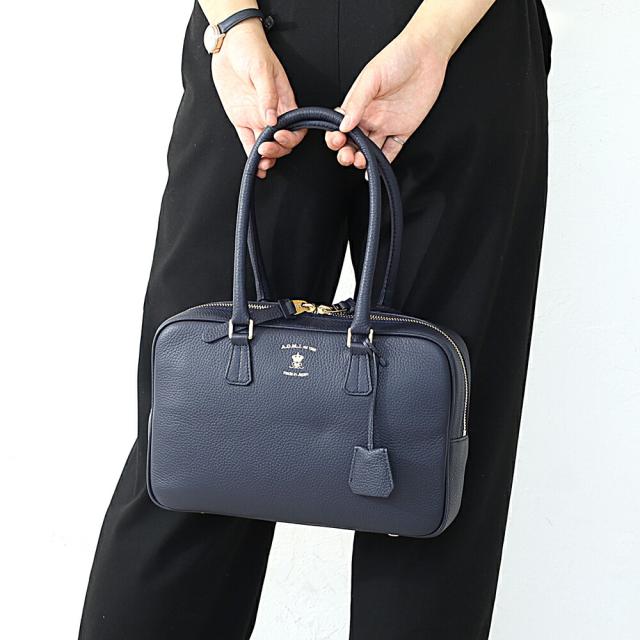 A.D.M.J. 牛革 ボストンバッグ 28cm