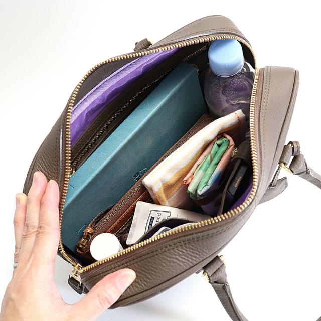 A.D.M.J. 牛革 ボストンバッグ 28cm