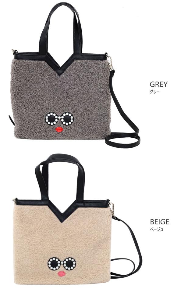 アジョリー パールサングラス ファーバッグ TOTE aj-625 カラー画像