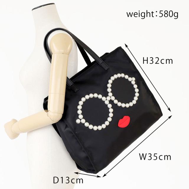 アジョリー a-jolie スクエアトートバッグ サングラスちゃん  ajym-146zip サイズ画像