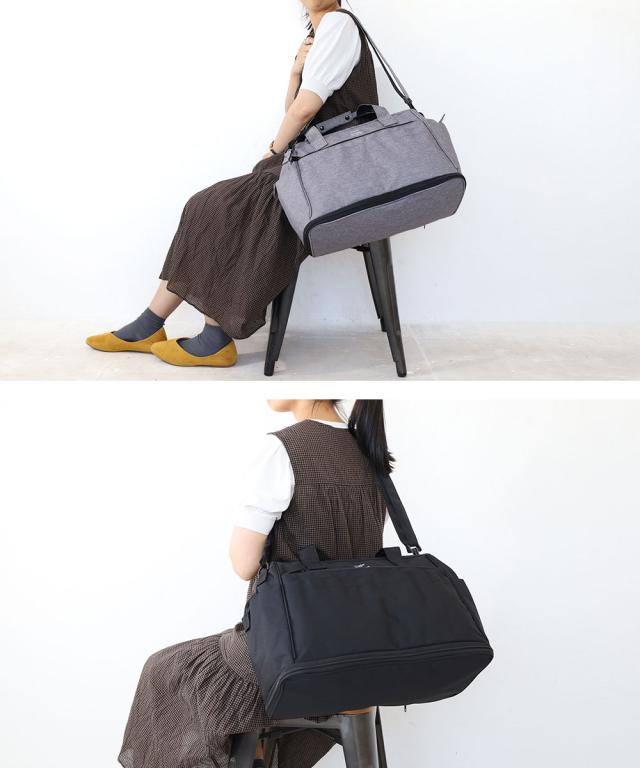 anello アネロ TRACK 2WAY 拡張ボストンバッグ