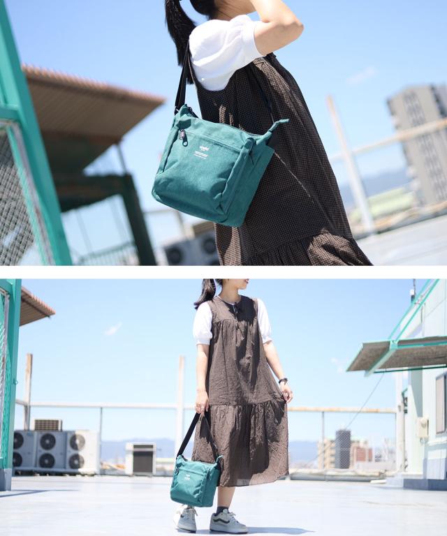 anello アネロ TRACK 縦型ショルダーバッグ 