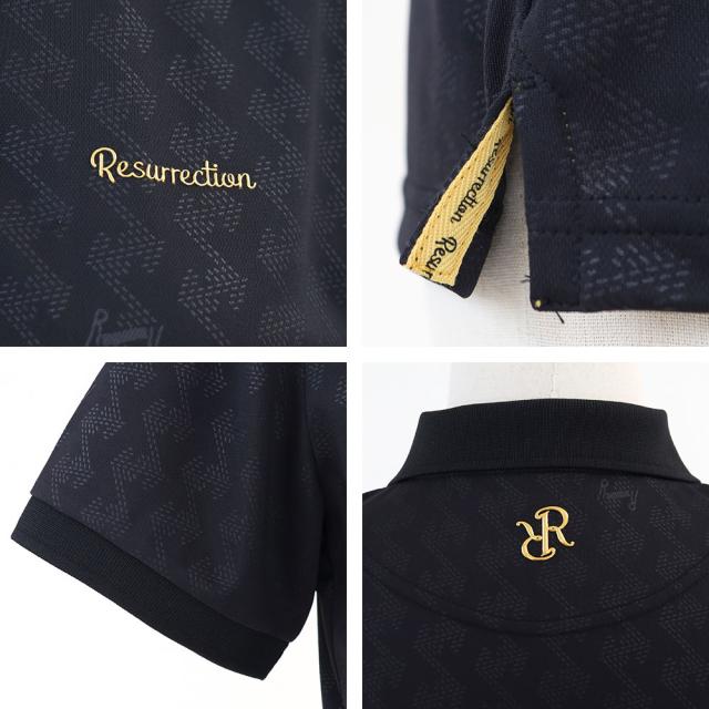 レザレクション ウィメンズ エンボスポロシャツ  bd12ps35-w