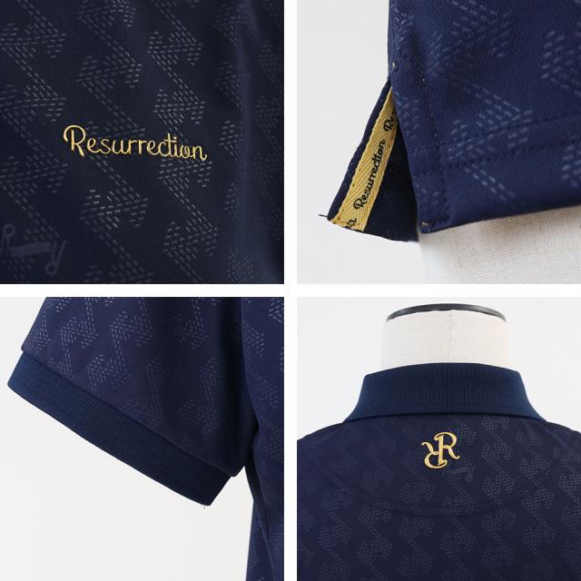 レザレクション ウィメンズ エンボスポロシャツ  bd12ps35-w