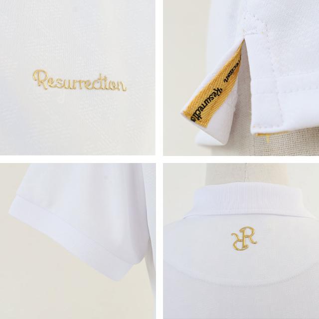 レザレクション ウィメンズ エンボスポロシャツ  bd12ps35-w