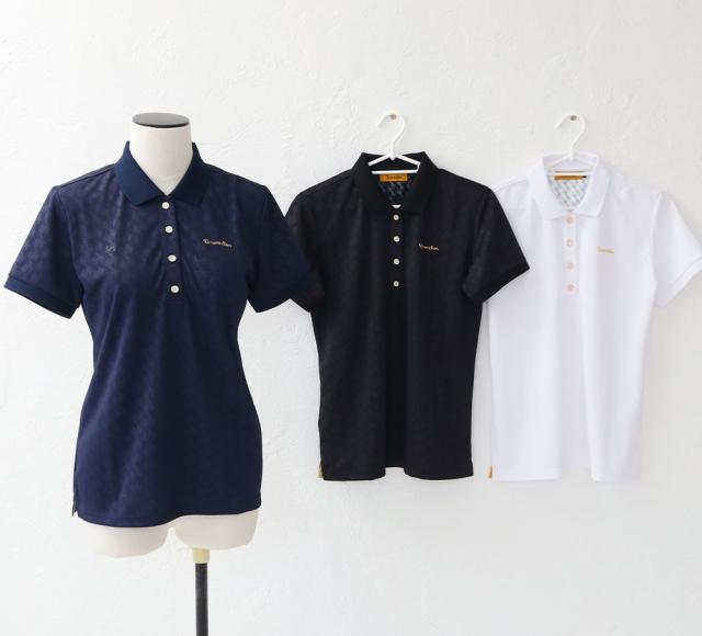 レザレクション ウィメンズ エンボスポロシャツ  bd12ps35-w