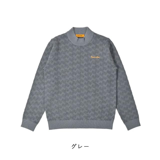 レザレクション GMジャガードハイネックニット ハイネックニット ジャガード ニット ゴルフ用品 メンズ レディース 男女兼用 おしゃれ カジュアル シンプル ギフト プレゼント 誕生日 誕生日プレゼント bd34kn22-w