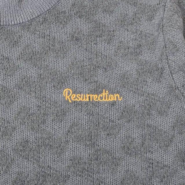 レザレクション GMジャガードハイネックニット ハイネックニット ジャガード ニット ゴルフ用品 メンズ レディース 男女兼用 おしゃれ カジュアル シンプル ギフト プレゼント 誕生日 誕生日プレゼント bd34kn22-w